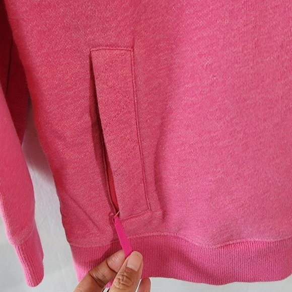 Vineyard Vines Performance Pink Navy Pullover Sweatshirt Sz M Athleisure Outdoor - Picture 6 of 12